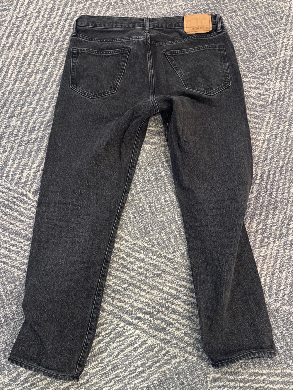 Buck Mason Black Slim Straight Maverick Jeans 31x30